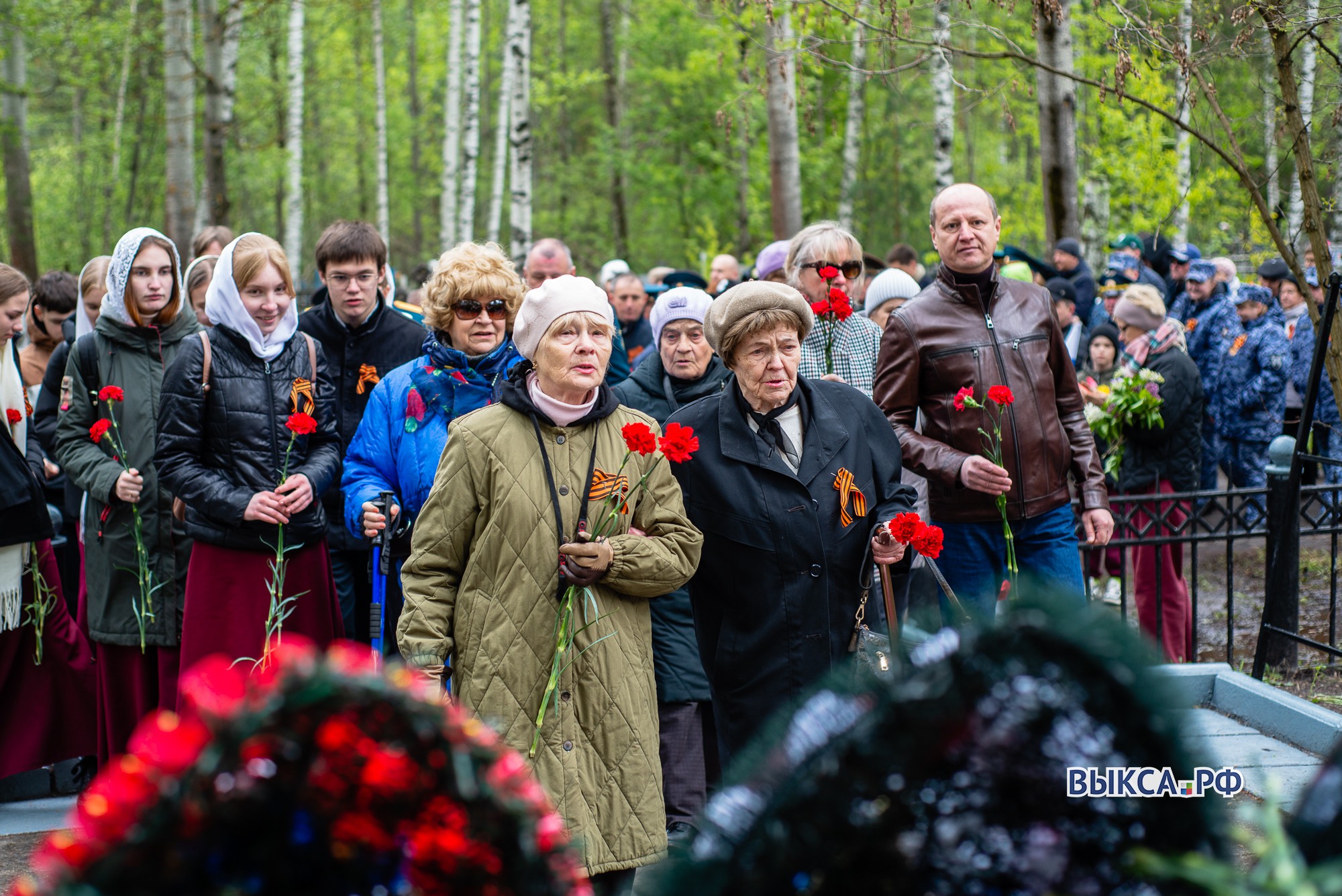 выкса.рф, На Северном кладбище почтили память павших в Великой Отечественной войне 📷
